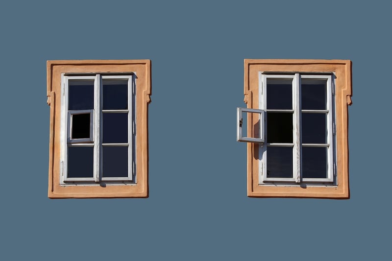 Repurposed Window Frame Photo Display